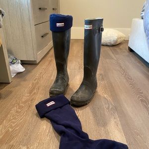 Green / Gray Hunter Boots